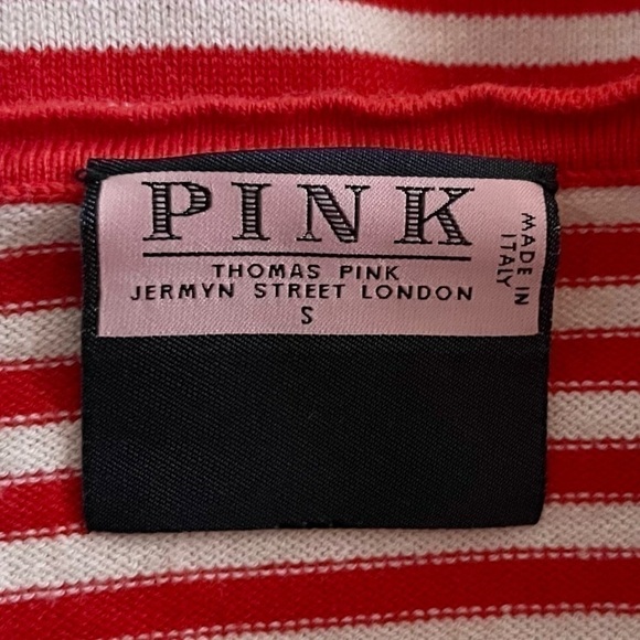 Thomas Pink Striped Sweater Size S - Picture 3 of 3